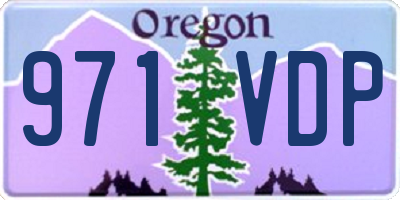 OR license plate 971VDP