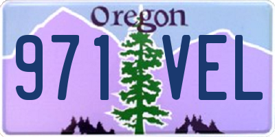 OR license plate 971VEL