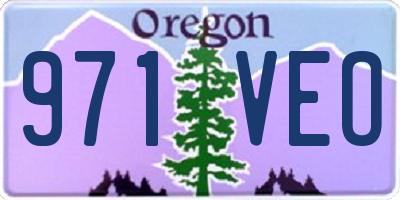 OR license plate 971VEO