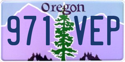 OR license plate 971VEP