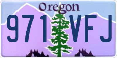 OR license plate 971VFJ