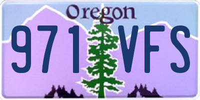 OR license plate 971VFS