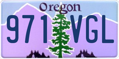 OR license plate 971VGL