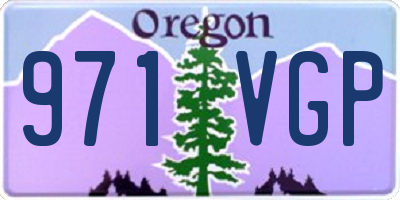 OR license plate 971VGP