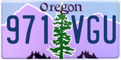 OR license plate 971VGU