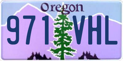 OR license plate 971VHL