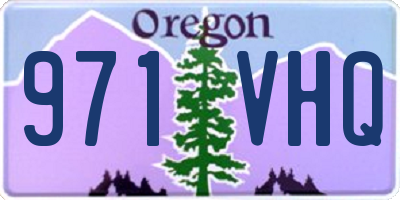 OR license plate 971VHQ