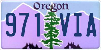 OR license plate 971VIA