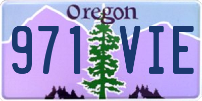 OR license plate 971VIE