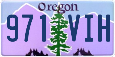 OR license plate 971VIH