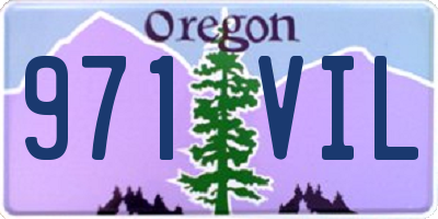 OR license plate 971VIL