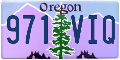 OR license plate 971VIQ