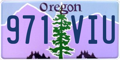 OR license plate 971VIU