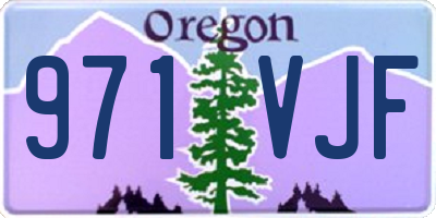 OR license plate 971VJF
