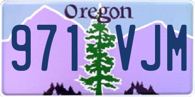 OR license plate 971VJM