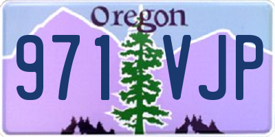 OR license plate 971VJP