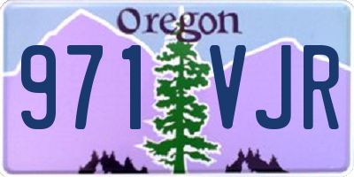 OR license plate 971VJR