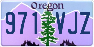 OR license plate 971VJZ