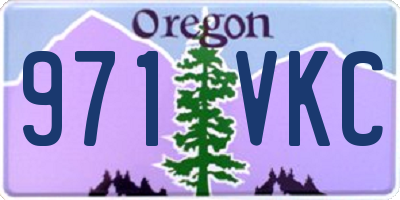 OR license plate 971VKC