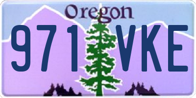 OR license plate 971VKE