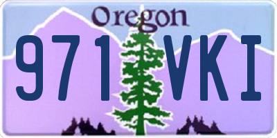 OR license plate 971VKI