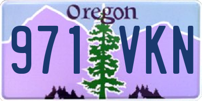 OR license plate 971VKN