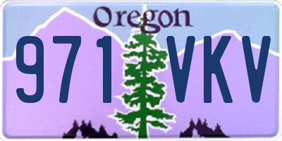 OR license plate 971VKV