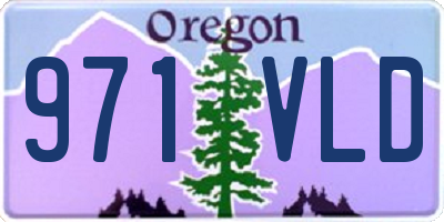 OR license plate 971VLD