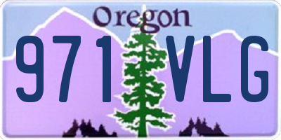 OR license plate 971VLG