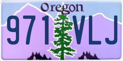OR license plate 971VLJ