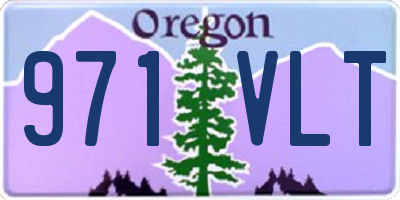OR license plate 971VLT