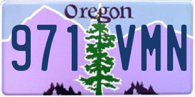 OR license plate 971VMN