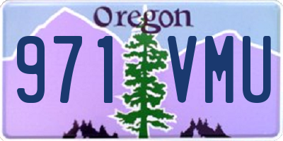 OR license plate 971VMU