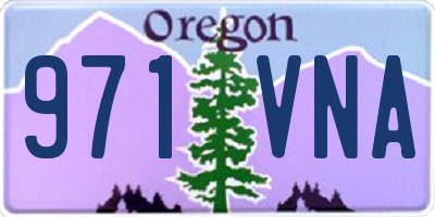 OR license plate 971VNA