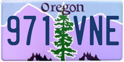 OR license plate 971VNE