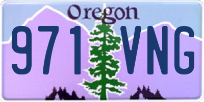 OR license plate 971VNG