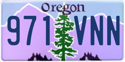 OR license plate 971VNN