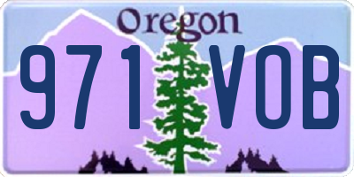 OR license plate 971VOB