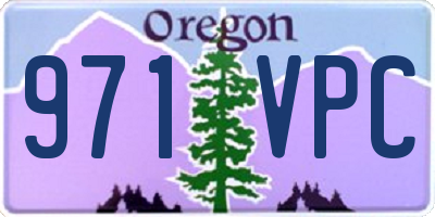 OR license plate 971VPC