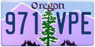 OR license plate 971VPE