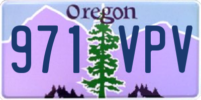 OR license plate 971VPV