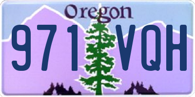 OR license plate 971VQH