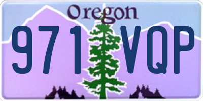 OR license plate 971VQP