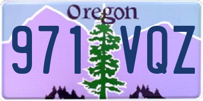 OR license plate 971VQZ