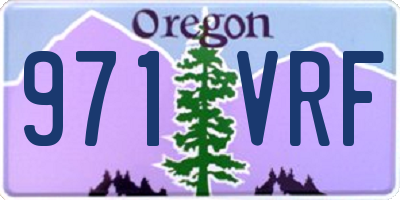 OR license plate 971VRF