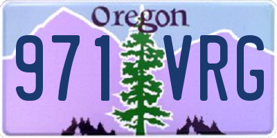OR license plate 971VRG