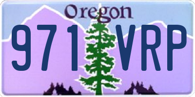 OR license plate 971VRP