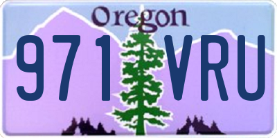 OR license plate 971VRU
