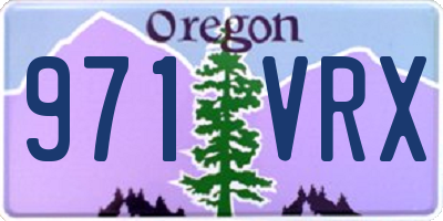 OR license plate 971VRX
