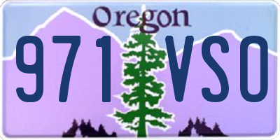 OR license plate 971VSO